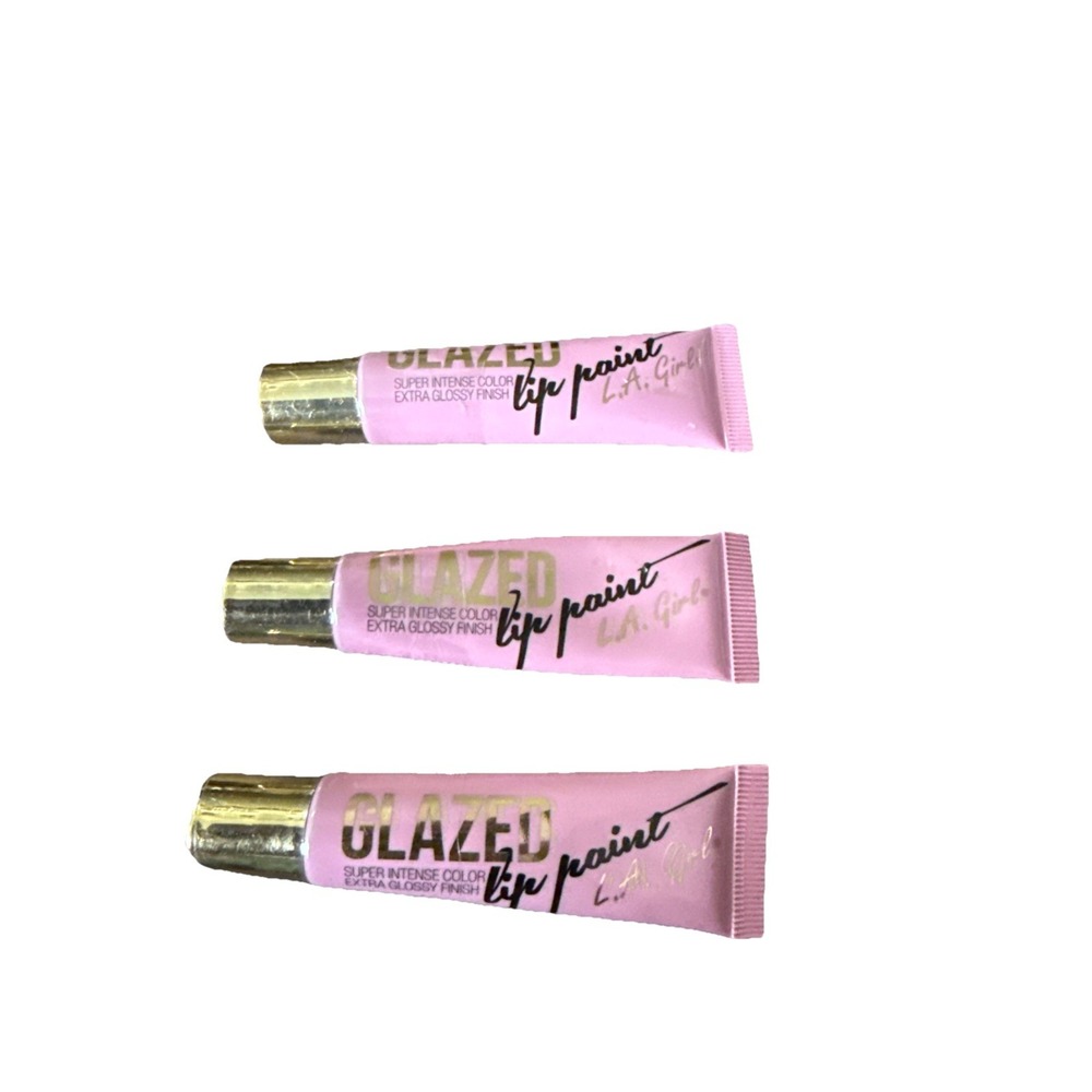 L.A. Girl Glazed Lip Paint, Whimsical, 0.4 Ounce (Pack‎ of 3) GLG790